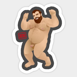 NSFW Dancing Bear Sticker